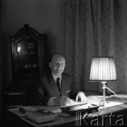 1968, Polska.
Kompozytor Witold Lutosławski.
Fot. Irena Jarosińska, zbiory Ośrodka KARTA