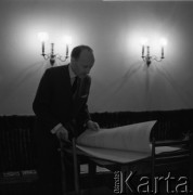 1968, Polska.
Kompozytor Witold Lutosławski.
Fot. Irena Jarosińska, zbiory Ośrodka KARTA
