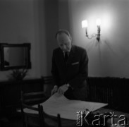 1968, Polska.
Kompozytor Witold Lutosławski.
Fot. Irena Jarosińska, zbiory Ośrodka KARTA