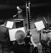 1968, Polska.
Kompozytor Witold Lutosławski.
Fot. Irena Jarosińska, zbiory Ośrodka KARTA