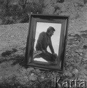 1965, Polska.
Malarz i rysownik Kiejstut Bereźnicki.
Fot. Irena Jarosińska, zbiory Ośrodka KARTA