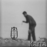 1965, Polska.
Malarz i rysownik Kiejstut Bereźnicki.
Fot. Irena Jarosińska, zbiory Ośrodka KARTA