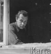 Brak daty, Polska.
Artysta i animator kultury Marian Bogusz.
Fot. Irena Jarosińska, zbiory Ośrodka KARTA
