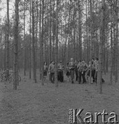 1977, Anielin, Polska.
Uroczystości przy tzw. Szańcu Hubala, miejscu, gdzie o w 1940 r. zginął major Henryk Dobrzański 