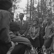 1977, Anielin, Polska.
Uroczystości przy tzw. Szańcu Hubala, miejscu, gdzie o w 1940 r. zginął major Henryk Dobrzański 