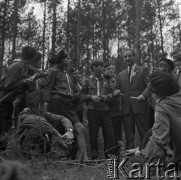 1977, Anielin, Polska.
Uroczystości przy tzw. Szańcu Hubala, miejscu, gdzie o w 1940 r. zginął major Henryk Dobrzański 