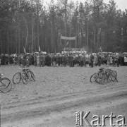 1977, Anielin, Polska.
Uroczystości przy tzw. Szańcu Hubala, miejscu, gdzie o w 1940 r. zginął major Henryk Dobrzański 