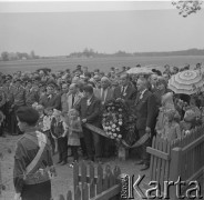 1977, Anielin, Polska.
Uroczystości przy tzw. Szańcu Hubala, miejscu, gdzie o w 1940 r. zginął major Henryk Dobrzański 