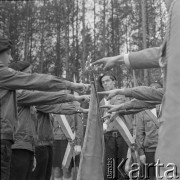 1977, Anielin, Polska.
Uroczystości przy tzw. Szańcu Hubala, miejscu, gdzie o w 1940 r. zginął major Henryk Dobrzański 