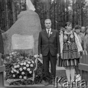 1977, Anielin, Polska.
Uroczystości przy tzw. Szańcu Hubala, miejscu, gdzie o w 1940 r. zginął major Henryk Dobrzański 