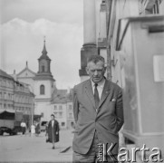 1971, Warszawa, Polska.
Mjr dr Cyprian Sadowski - lekarz, szef służby sanitarnej Kedywu (Kierownictwa Dywersji Komendy Głównej Armii Krajowej).
Fot. Irena Jarosińska, zbiory Ośrodka KARTA