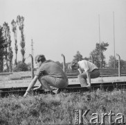 Lata 60., Oświęcim, Polska.
Akcja pokuty.
Fot. Irena Jarosińska, zbiory Ośrodka KARTA