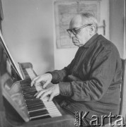 Lata 60., Polska.
Ksiądz profesor Fajcht.
Fot. Irena Jarosińska, zbiory Ośrodka KARTA