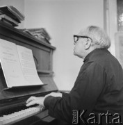 Lata 60., Polska.
Ksiądz profesor Fajcht.
Fot. Irena Jarosińska, zbiory Ośrodka KARTA