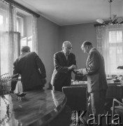 Lata 60., Polska.
Profesor Akademi Górniczo-Hutniczej Jerzy Litwiniszyn.
Fot. Irena Jarosińska, zbiory Ośrodka KARTA