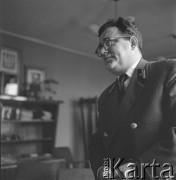 Lata 60., Polska.
Profesor Akademi Górniczo-Hutniczej Jerzy Litwiniszyn.
Fot. Irena Jarosińska, zbiory Ośrodka KARTA