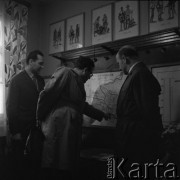 Lata 60., Polska.
Profesor Akademi Górniczo-Hutniczej Jerzy Litwiniszyn.
Fot. Irena Jarosińska, zbiory Ośrodka KARTA