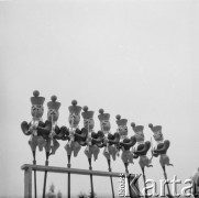 1959, Warszawa, Polska.
Lalki Adama Kiliana z przedstawienia 