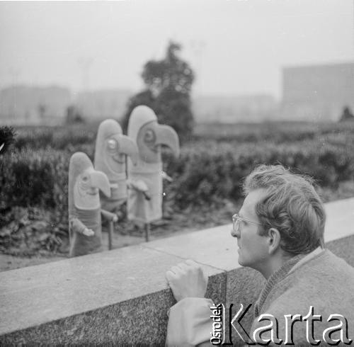 1959, Warszawa, Polska.
Lalki Adama Kiliana z przedstawienia 