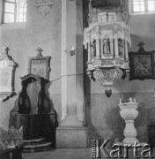 Brak daty, Kurozwęki, Polska.
Kościół p.w. Zwiastowania NMP - wnętrze.
Fot. Irena Jarosińska, zbiory Ośrodka KARTA