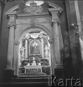 Brak daty, Kurozwęki, Polska.
Kościół p.w. Zwiastowania NMP - wnętrze.
Fot. Irena Jarosińska, zbiory Ośrodka KARTA