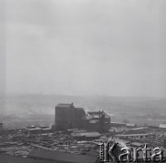Lata 50.-60., Bytom, Polska.
Panorama miasta.
Fot. Irena Jarosińska, zbiory Ośrodka KARTA