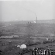 Lata 50.-60., Bytom, Polska.
Panorama miasta.
Fot. Irena Jarosińska, zbiory Ośrodka KARTA