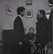 7–25.10.1970, Warszawa, Polska. 
VIII Międzynarodowy Konkurs Pianistyczny im. Fryderyka Chopina. Nz. Janusz Olejniczak (z lewej, VI nagroda) i Eugen Indjic (IV nagroda).
Fot. Irena Jarosińska, zbiory Ośrodka KARTA