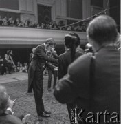 7–25.10.1970, Warszawa, Polska. 
VIII Międzynarodowy Konkurs Pianistyczny im. Fryderyka Chopina. Na scenie zwycięzca Garrick Ohlsson - pianista ze Stanów Zjednoczonych.
Fot. Irena Jarosińska, zbiory Ośrodka KARTA