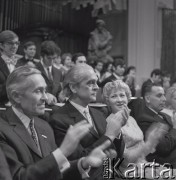 7–25.10.1970, Warszawa, Polska. 
VIII Międzynarodowy Konkurs Pianistyczny im. Fryderyka Chopina. Nz. jury konkursu (od lewej): Jan Ekier, Witold Małcużyński, Regina Smendzianka, Pavel Stepan.
Fot. Irena Jarosińska, zbiory Ośrodka KARTA
