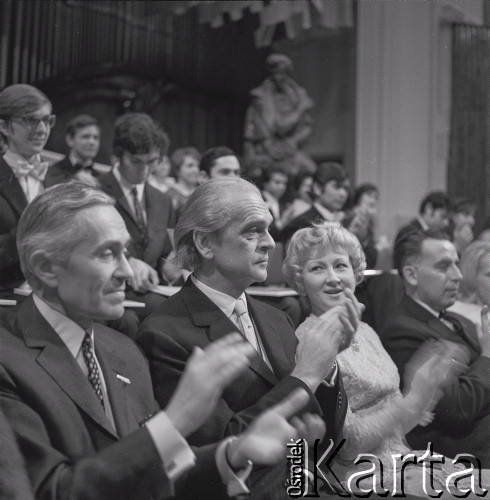 7–25.10.1970, Warszawa, Polska. 
VIII Międzynarodowy Konkurs Pianistyczny im. Fryderyka Chopina. Nz. jury konkursu (od lewej): Jan Ekier, Witold Małcużyński, Regina Smendzianka, Pavel Stepan.
Fot. Irena Jarosińska, zbiory Ośrodka KARTA