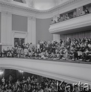 7–25.10.1970, Warszawa, Polska. 
VIII Międzynarodowy Konkurs Pianistyczny im. Fryderyka Chopina w Filharmonii Narodowej.
Fot. Irena Jarosińska, zbiory Ośrodka KARTA
