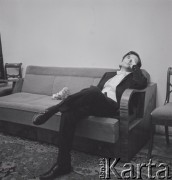 7–25.10.1970, Warszawa, Polska. 
VIII Międzynarodowy Konkurs Pianistyczny im. Fryderyka Chopina. Nz. Eugen Indjic  - pianista ze Stanów Zjednoczonych, który zajął IV miejsce w konkursie.
Fot. Irena Jarosińska, zbiory Ośrodka KARTA
