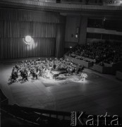 7–25.10.1970, Warszawa, Polska. 
Koncert w czasie VIII Międzynarodowego Konkursu Pianistycznego im. Fryderyka Chopina w Filharmonii Narodowej.
Fot. Irena Jarosińska, zbiory Ośrodka KARTA