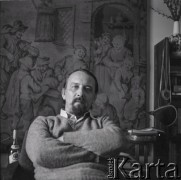1976, Kraków, Polska.
Poeta i prozaik Tadeusz Nowak.
Fot. Irena Jarosińska, zbiory Ośrodka KARTA