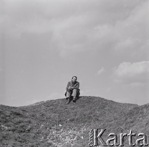 1976, Kraków, Polska.
Poeta i prozaik Tadeusz Nowak.
Fot. Irena Jarosińska, zbiory Ośrodka KARTA
