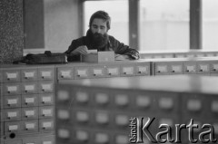 Lata 70.-80., Lublin, Polska.
Biblioteka uniwersytecka. 
Fot. Irena Jarosińska, zbiory Ośrodka KARTA