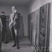 1965, Warszawa, Polska.
Międzynarodowy Festiwal Muzyki Współczesnej „Warszawska Jesień”. Włoski kompozytor Luigi Nono.
Fot. Irena Jarosińska, zbiory Ośrodka KARTA