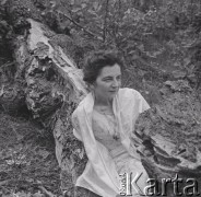 1968, Warszawa, Polska.
Skrzypaczka i kompozytorka Grażyna Bacewicz.
Fot. Irena Jarosińska, zbiory Ośrodka KARTA