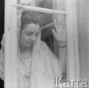 1968, Warszawa, Polska.
Skrzypaczka i kompozytorka Grażyna Bacewicz.
Fot. Irena Jarosińska, zbiory Ośrodka KARTA