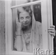 1968, Warszawa, Polska.
Skrzypaczka i kompozytorka Grażyna Bacewicz.
Fot. Irena Jarosińska, zbiory Ośrodka KARTA