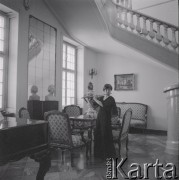 1978., Warszawa, Polska.
Flecistka Elżbieta Gajewska-Gadzina.
Fot. Irena Jarosińska, zbiory Ośrodka KARTA
