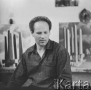 1975, Polska.
Rzeźbiarz Bronisław Chromy.
Fot. Irena Jarosińska, zbiory Ośrodka KARTA
