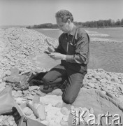 1975, Polska.
Rzeźbiarz Bronisław Chromy.
Fot. Irena Jarosińska, zbiory Ośrodka KARTA
