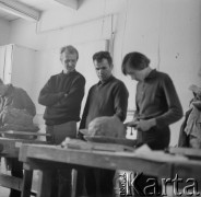 Lata 70., Polska.
Pracownia Grzegorza Piecucha (?).
Fot. Irena Jarosińska, zbiory Ośrodka KARTA