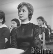 Lata 50.-60., Bartoszyce, Polska.
II Liceum Pedagogiczne, klasa z ukraińskim językiem nauczania. 
Fot. Irena Jarosińska, zbiory Ośrodka KARTA