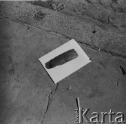 Brak daty, Warszawa, Polska. 
Sesja fotograficzna eksponatów muzealnych - krzemionka.
Fot. Irena Jarosińska, zbiory Ośrodka KARTA
