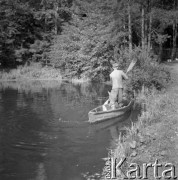 1957, Tatry, Polska.
Łódka.
Fot. Irena Jarosińska, zbiory Ośrodka KARTA
