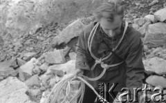 1962, Tatry, Polska. 
Wyprawa górska. 
Fot. Irena Jarosińska, zbiory Ośrodka KARTA.