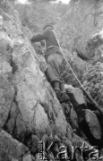 1962, Tatry, Polska. 
Wyprawa górska. 
Fot. Irena Jarosińska, zbiory Ośrodka KARTA.